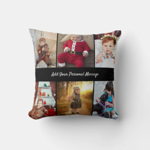 Design Your Own 6 Photo Collage Cushion