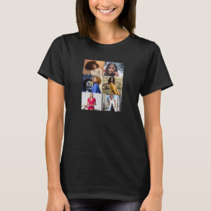 Design Your Own 6 Photo Collage T-Shirt