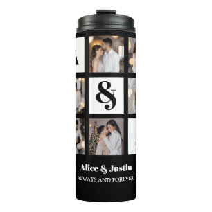 Design Your Own 6 Photo Collage Thermal Tumbler