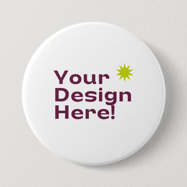 Design Your Own 7.5 Cm Round Badge (Front)