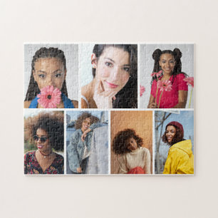 Design Your Own 7 Photo Collage Jigsaw Puzzle