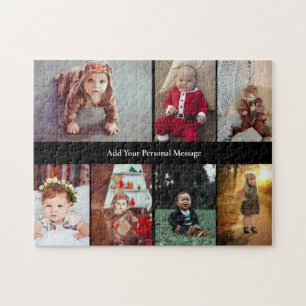 Design Your Own 7 Photo Collage Jigsaw Puzzle