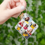 Design Your Own 7 Photo Collage Key Ring<br><div class="desc">Customise your own personal photography. You can make this custom product for special occasions like weddings,  birthdays,  Christmas,  Holidays,  Memorials,  Graduation,  Anniversaries and more. It can also be given as a gift to your best friend,  close friend,  family,  and relatives.</div>