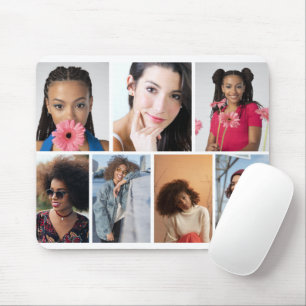 Design Your Own 7 Photo Collage Mouse Mat
