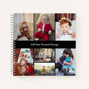 Design Your Own 7 Photo Collage Notebook