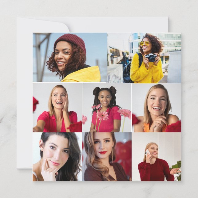 Design Your Own 8 Photo Collage (Front)