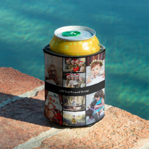 Design Your Own 8 Photo Collage Can Cooler