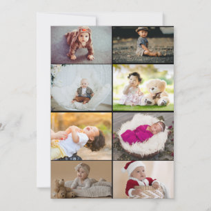 Design Your Own 8 Photo Collage Card