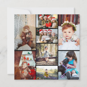 Design Your Own 8 Photo Collage Card