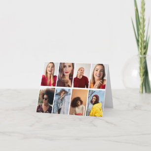 Design Your Own 8 Photo Collage Card