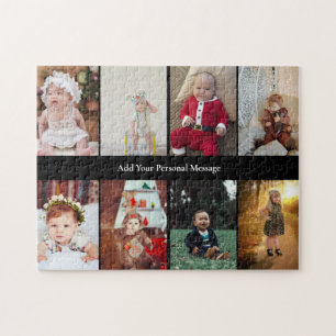 Design Your Own 8 Photo Collage Jigsaw Puzzle