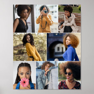 Design Your Own 8 Photo Collage Poster