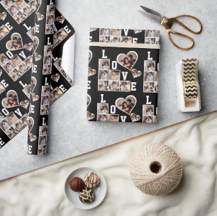 Design Your Own 8 Photo Collage Wrapping Paper