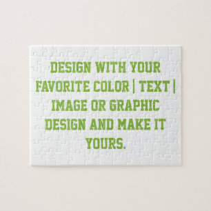 Design Your Own 8" x 10" and 110 pieces Jigsaw Puzzle