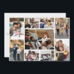 Design Your Own 9 Photo Collage Announcement<br><div class="desc">Customise your own personal photography. You can make this custom product for special occasions like weddings,  birthdays,  Christmas,  Holidays,  Memorials,  Graduation,  Anniversaries and more. It can also be given as a gift to your best friend,  close friend,  family,  and relatives.</div>