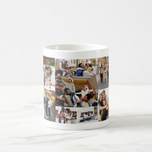 Design Your Own 9 Photo Collage Coffee Mug