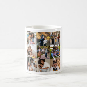 Design Your Own 9 Photo Collage Coffee Mug