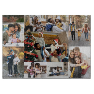 Design Your Own 9 Photo Collage Cutting Board