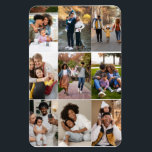 Design Your Own 9 Photo Collage Magnet<br><div class="desc">Customise your own personal photography. You can make this custom product for special occasions like weddings,  birthdays,  Christmas,  Holidays,  Memorials,  Graduation,  Anniversaries and more. It can also be given as a gift to your best friend,  close friend,  family,  and relatives.</div>