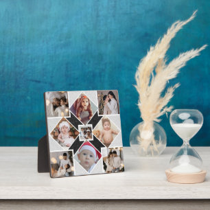Design Your Own 9 Photo Collage Plaque