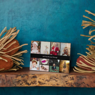 Design Your Own 9 Photo Collage Plaque