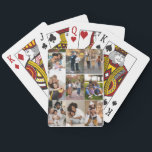 Design Your Own 9 Photo Collage Playing Cards<br><div class="desc">Customise your own personal photography. You can make this custom product for special occasions like weddings,  birthdays,  Christmas,  Holidays,  Memorials,  Graduation,  Anniversaries and more. It can also be given as a gift to your best friend,  close friend,  family,  and relatives.</div>