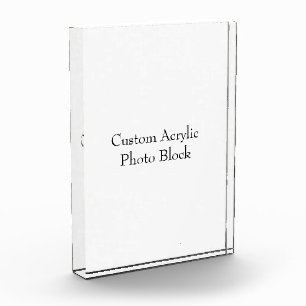 Design Your Own Acrylic Photo Block