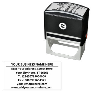 Design Your Own Address Stamp Example