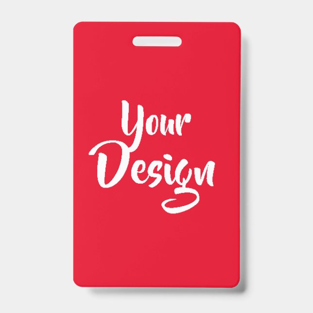 design your own badge ID badge (Front)