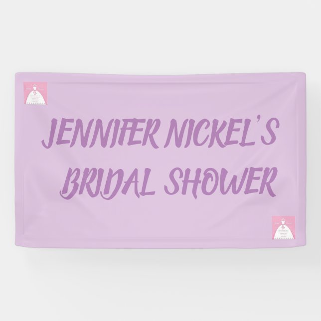 Design your own banners for BRIDAL SHOWER (Horizontal)