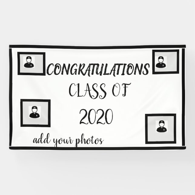 Design your own banners for graduation banner (Horizontal)