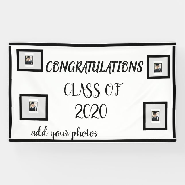 Design your own banners for graduation banner (Horizontal)