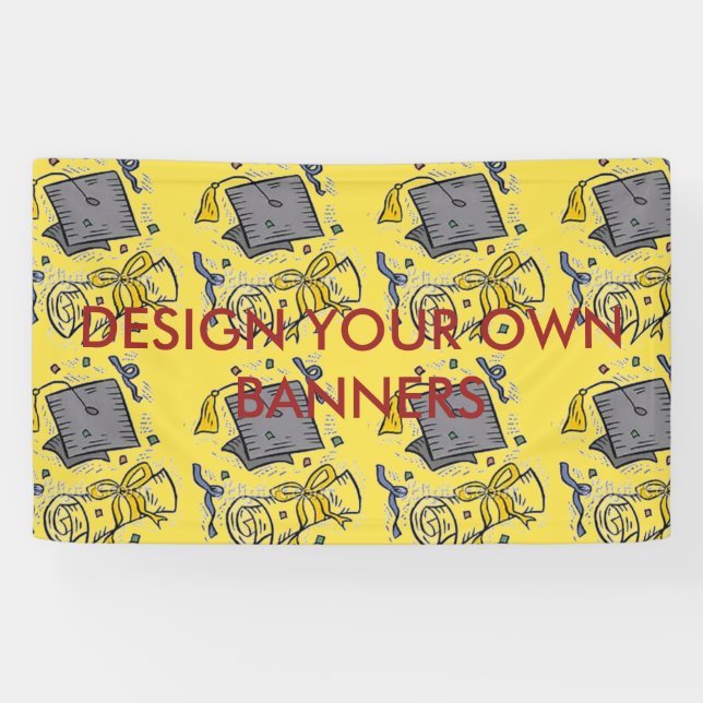 Design your own banners for GRADUATION PARTIES, ET (Horizontal)