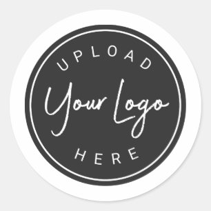 Design Your Own Brand Logo Design Classic Round Sticker