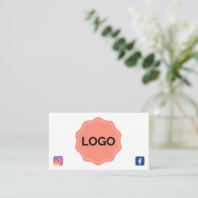 Design your own  business card (Standing Front)