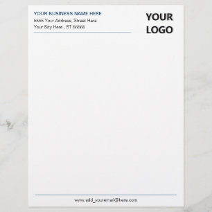 Design Your Own Business Letterhead Template