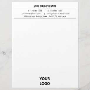 Design Your Own Business Letterhead Template