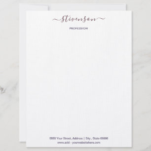Design Your Own Business Logo Letterhead Template