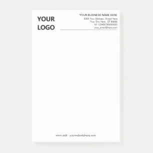 Design Your Own Business Post-it® Notes Example