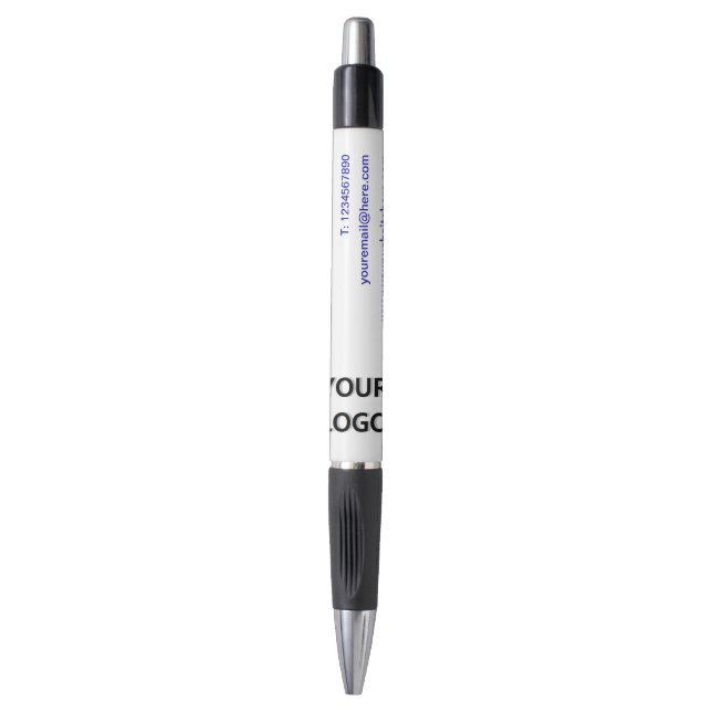 Design Your Own Business Promotional Pen Example (Front Vertical)
