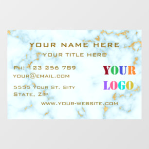 Design Your Own Business Promotional Window Cling