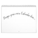 Design Your Own Calendar