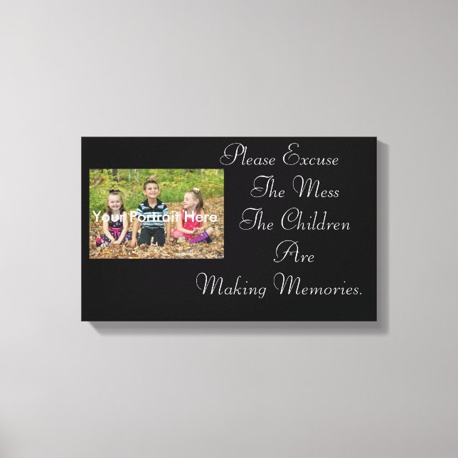 Design your own Canvas Wraps Print (Front)