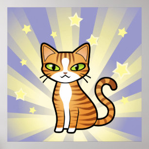 Design Your Own Cartoon Cat Poster