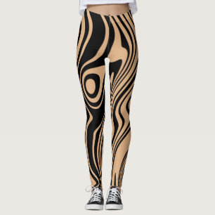 Design Your Own Colours Wavy Stripe Leggings
