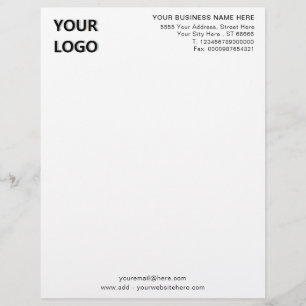 Design Your Own Company Letterhead Templete