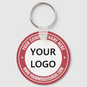 Design Your Own Company Logo Branded Keychain Gift