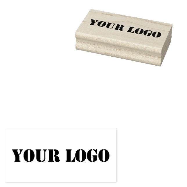 Design Your Own Company Logo Rubber Stamp Template (Stamped)