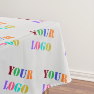 Design Your Own Company Logo Tablecloth Template