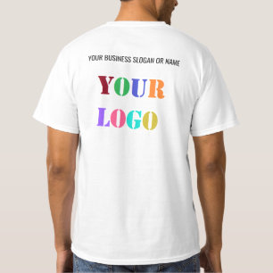 Design Your Own Company Logo Text Business T-Shirt